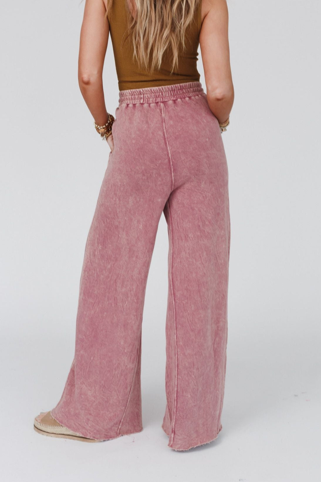 Relaxing Robin Wide Leg Pant - New Mauve