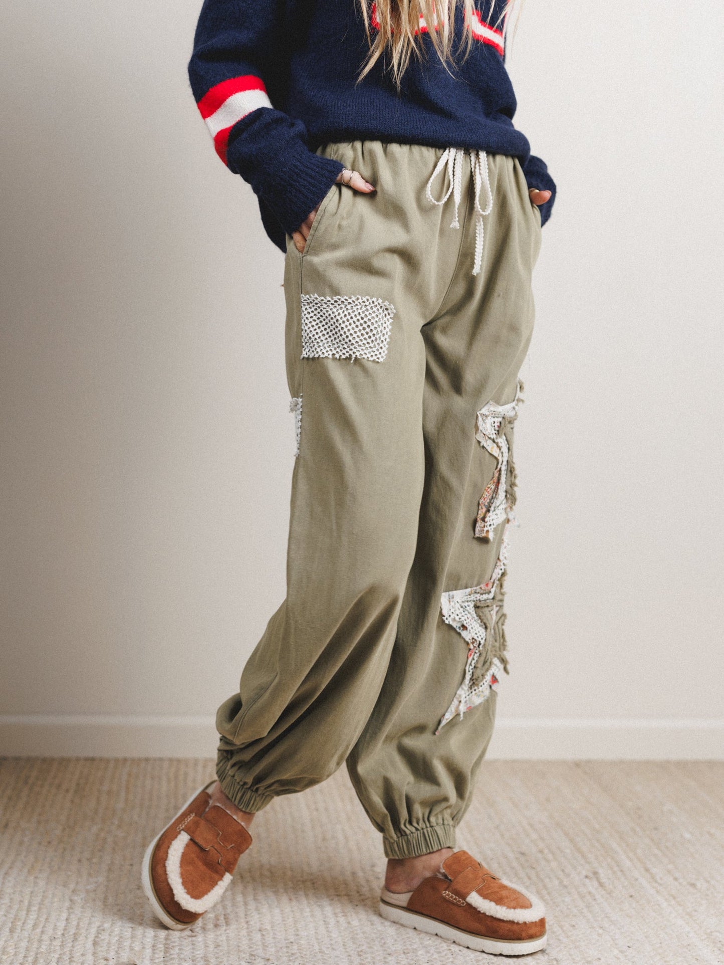 Star Cool Pants - Olive