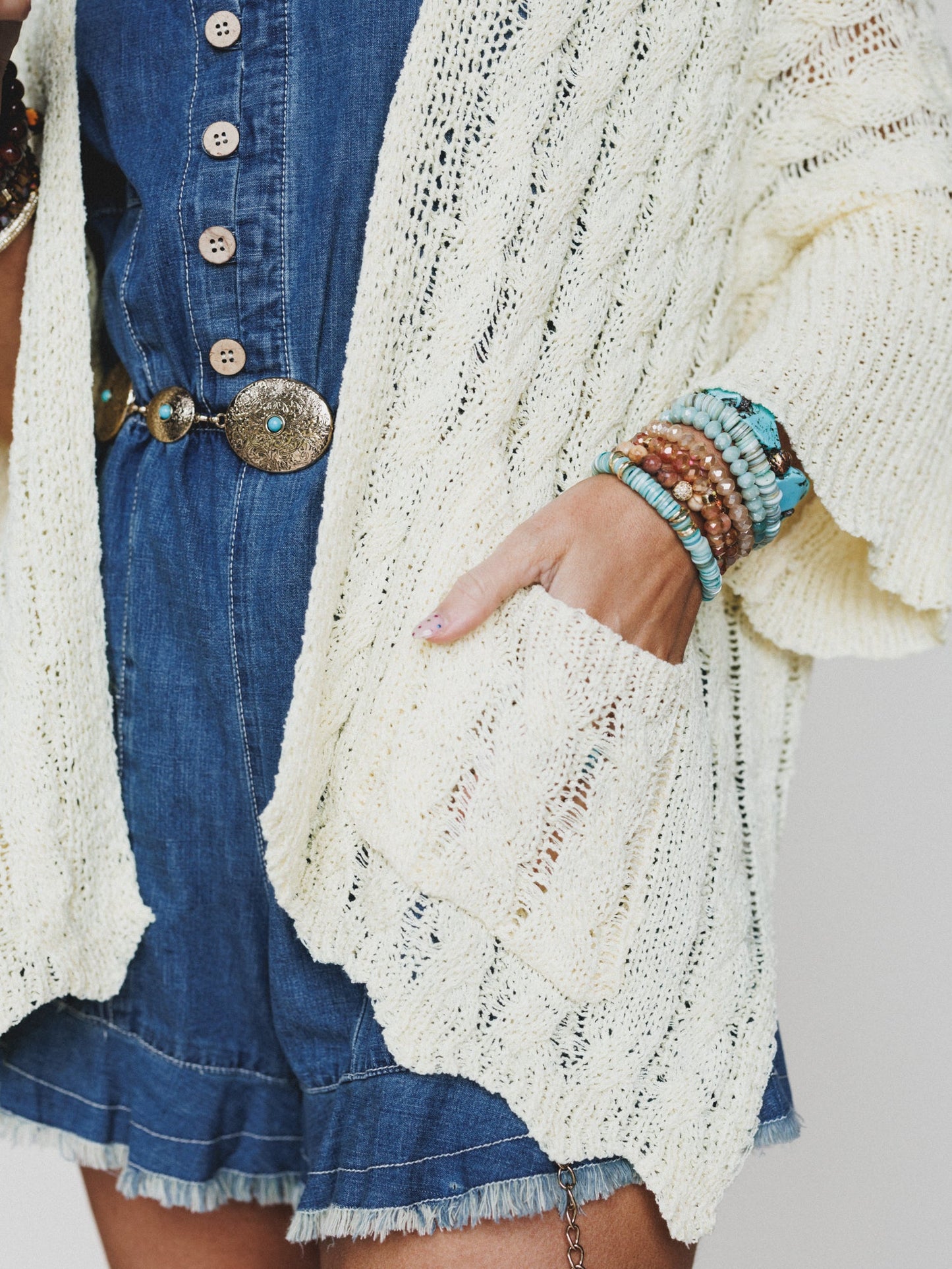 Island Escape Cardigan - Pineapple