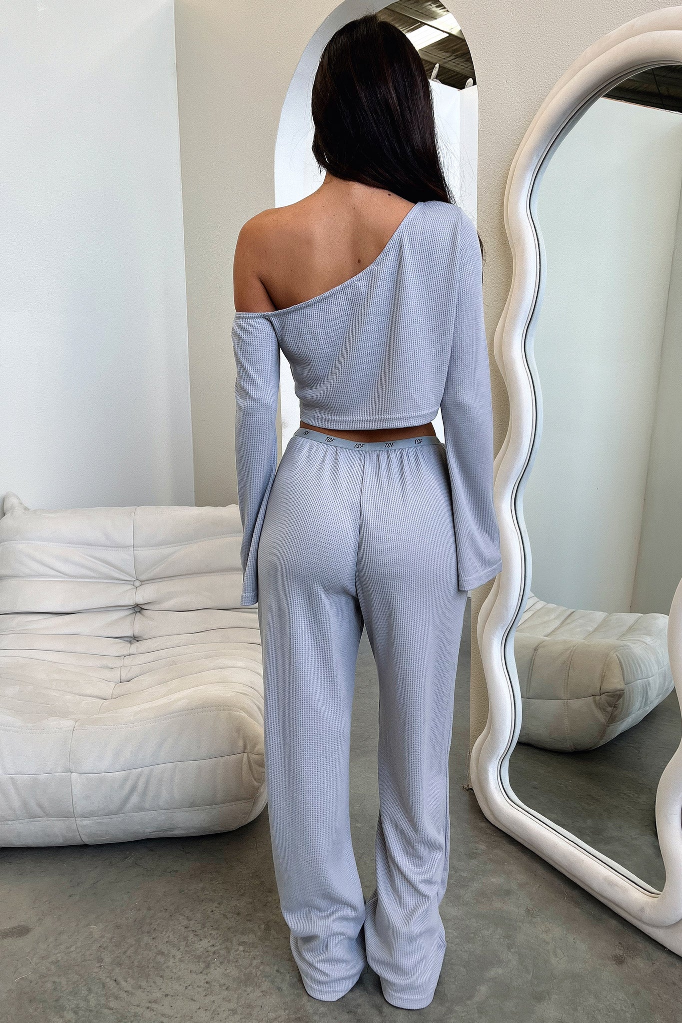 Dana Straight Leg Lounge Pants - Grey