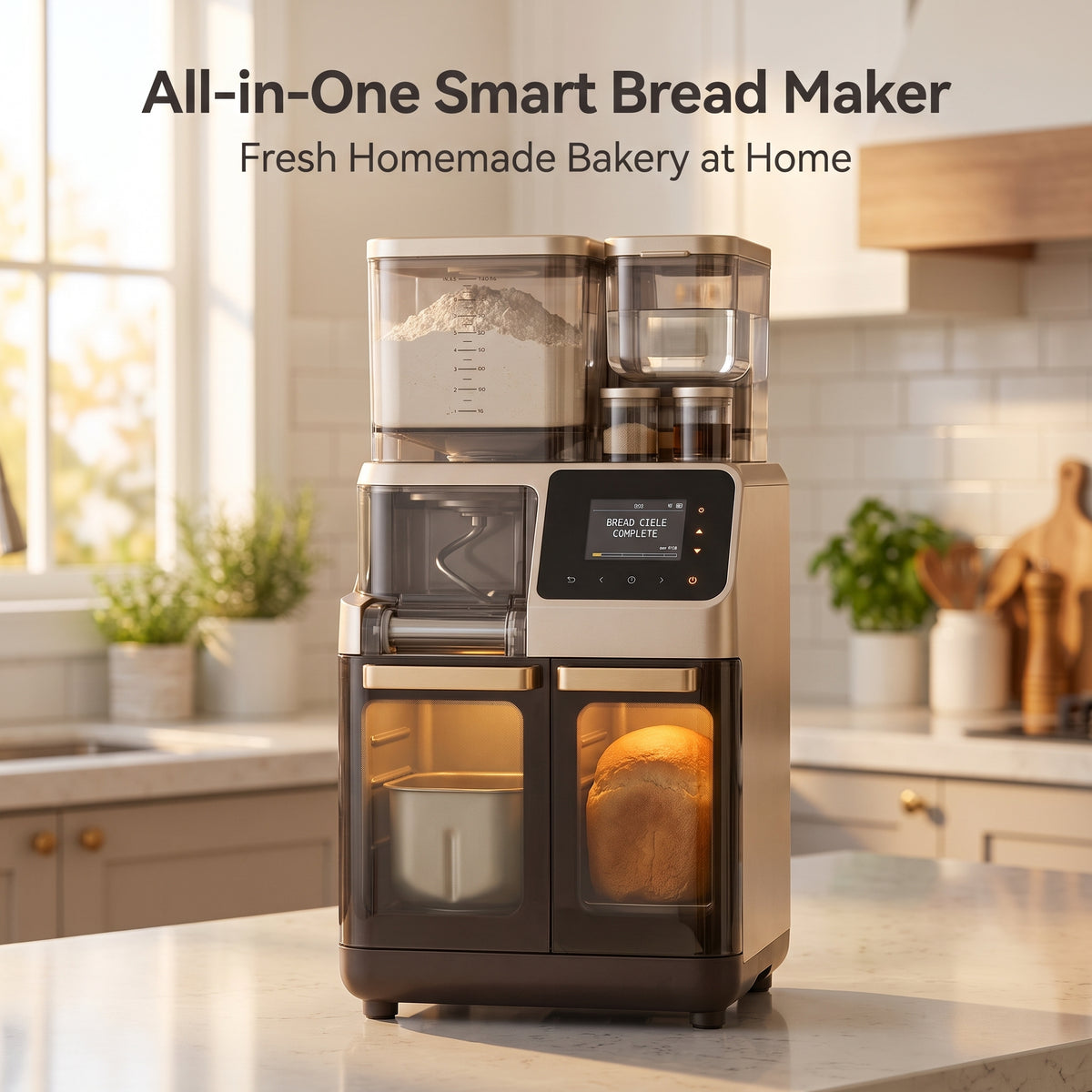 30-Minute Automatic Bread Maker – Fresh Homemade Bread Made Easy