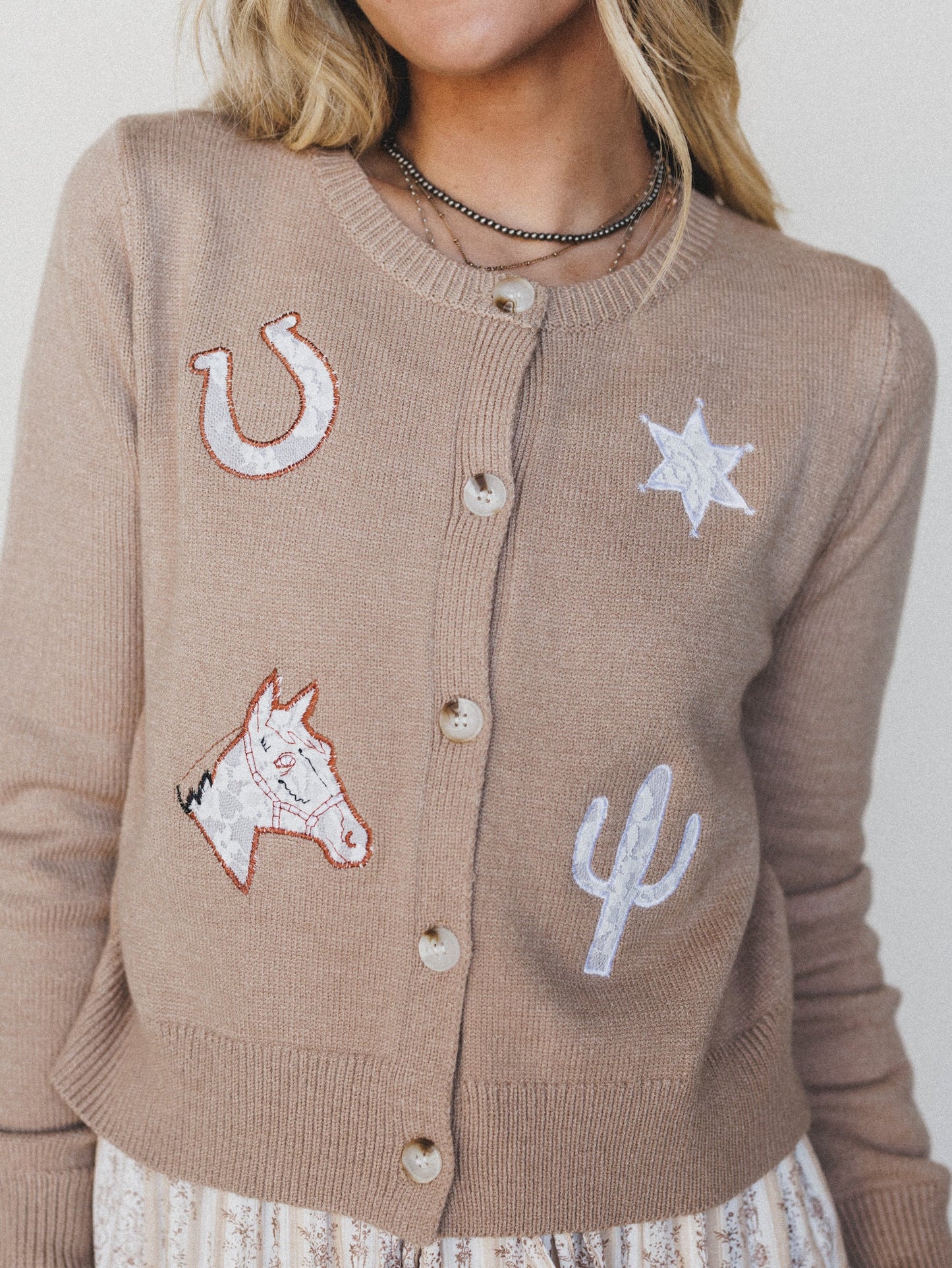 Western Mood Cardigan - Mocha