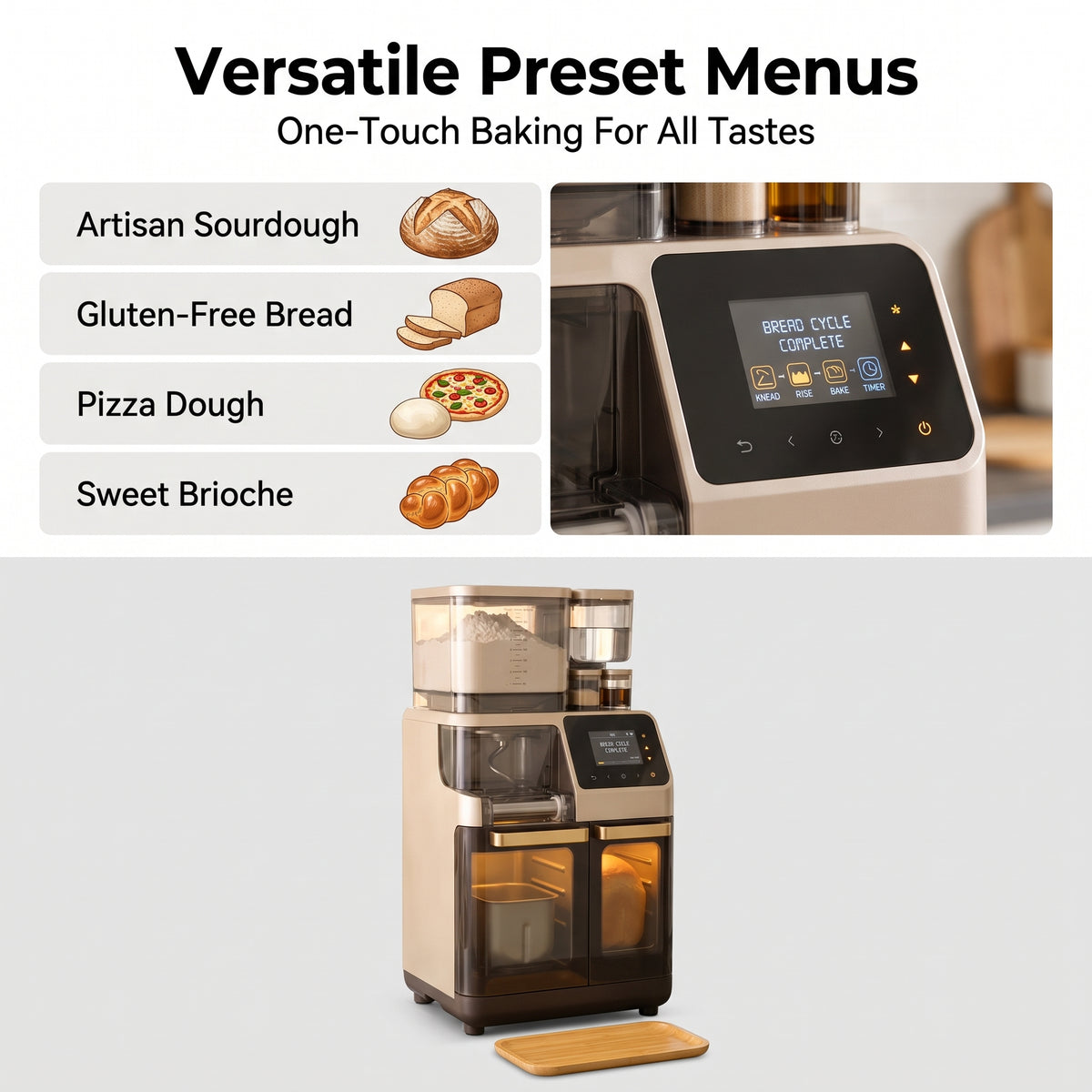 30-Minute Automatic Bread Maker – Fresh Homemade Bread Made Easy