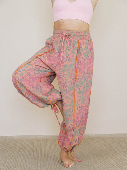 Wild Rose Whisper Pants - Orange