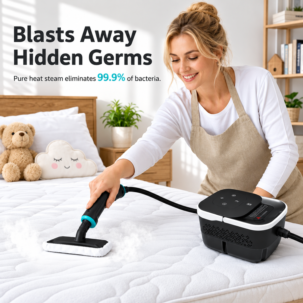 Multi-Purpose High-Pressure Steam Cleaning Machine with Large Water Tank