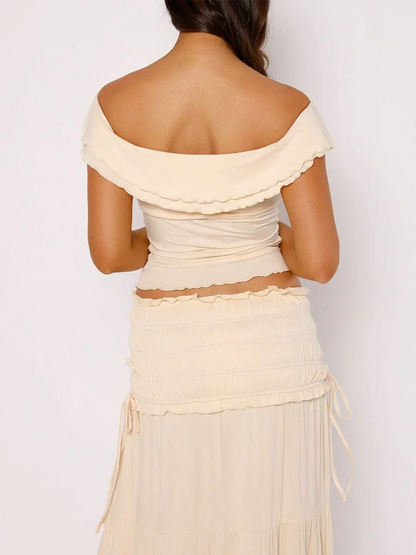 Lettuce Trim Twist Knot Crop Top