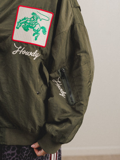 West Coast Rhode Bomber Jacket  - Army Green