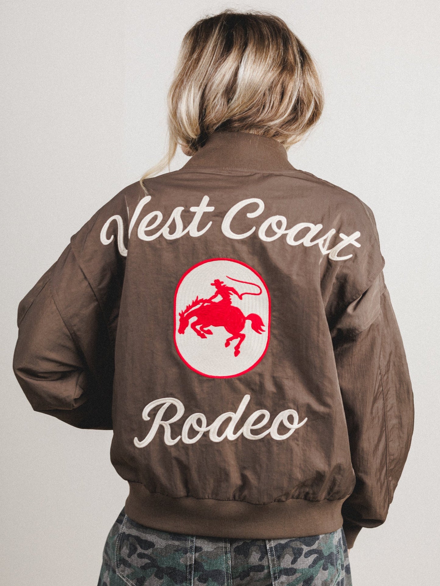 West Coast Rhode Bomber Jacket  - Mocha Mousse