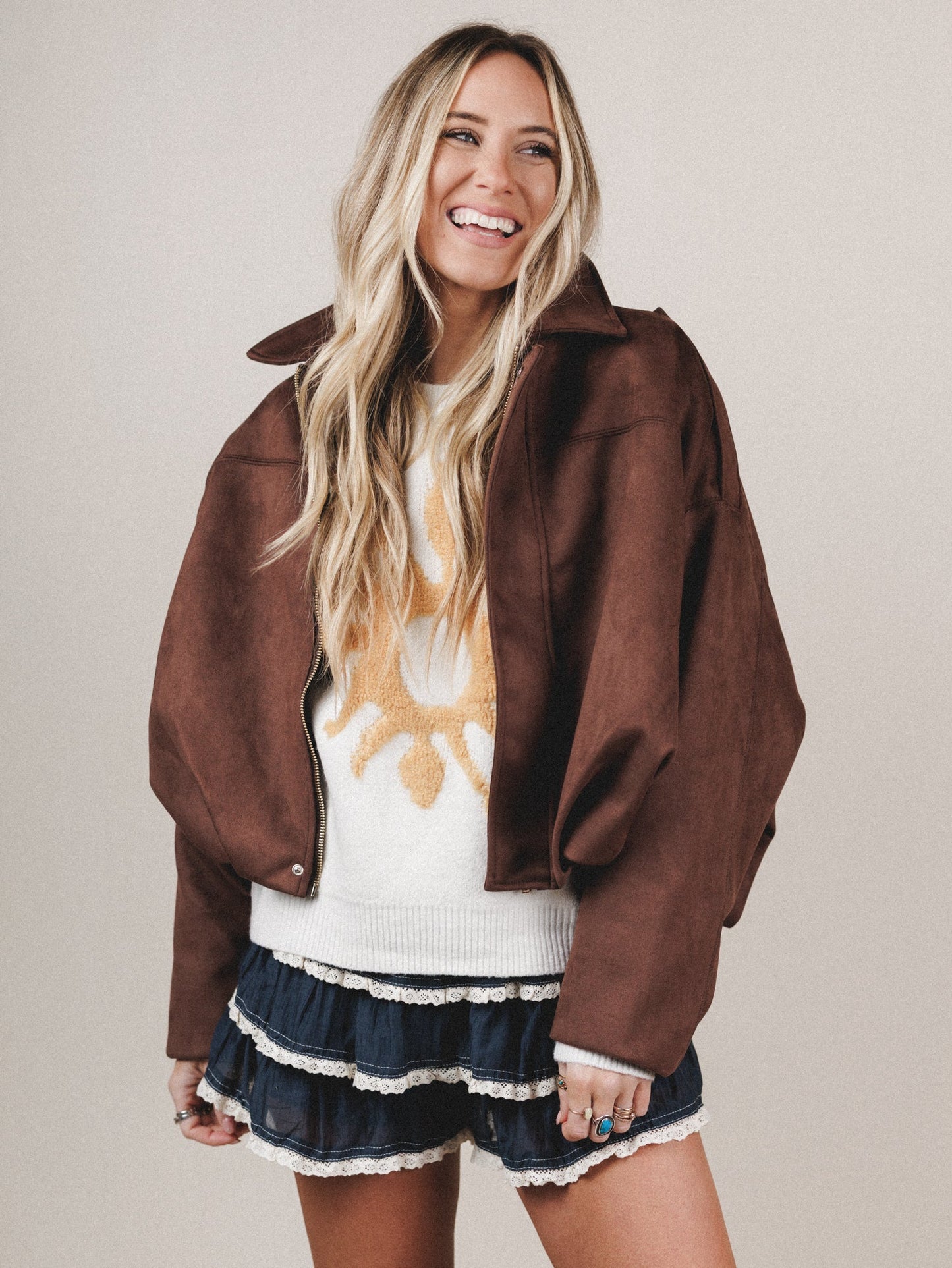 Boho City Jacket - Brown