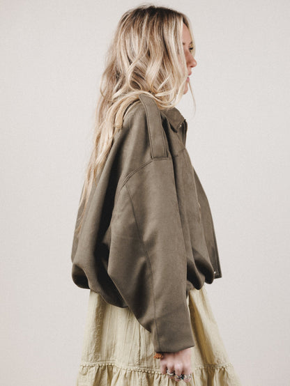 Boho City Jacket - Olive