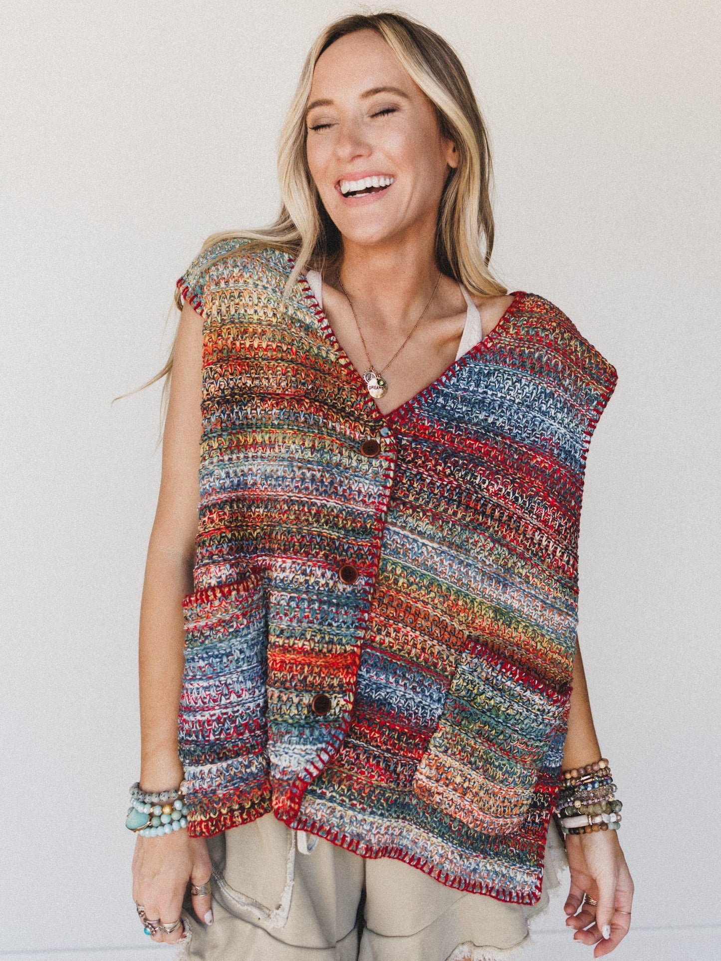 Chandler Colorful Vest - Multi