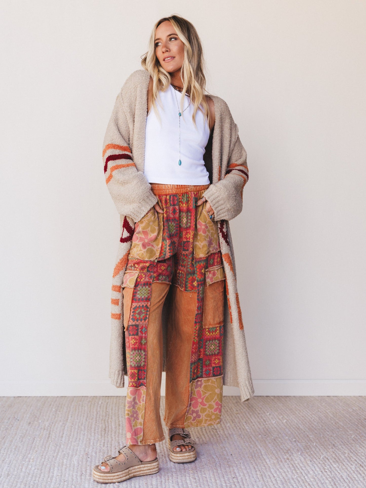 Desert Collage Pants - Camel