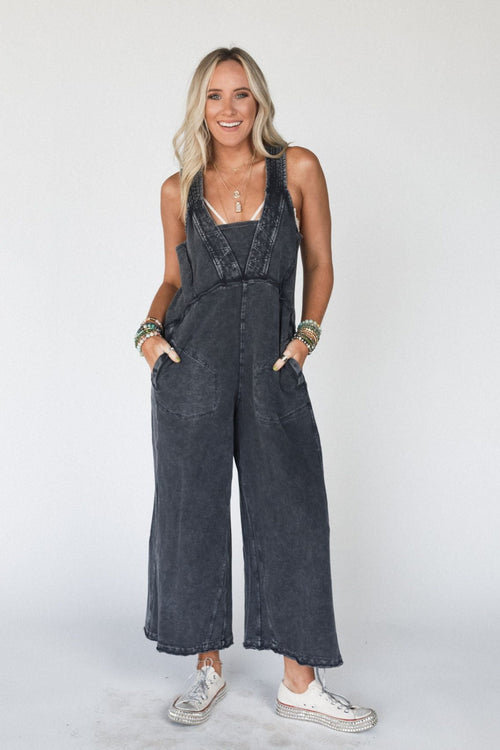 Meadow Dreamer Jumpsuit - Black