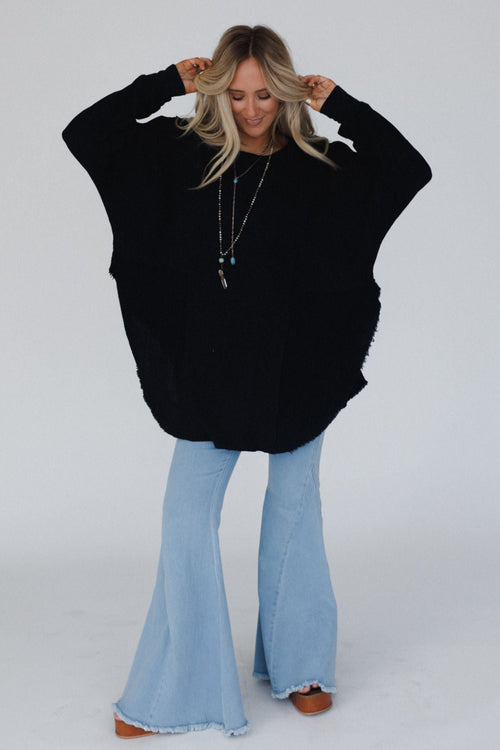 The Nest Nothing Better Contrast Top - Black