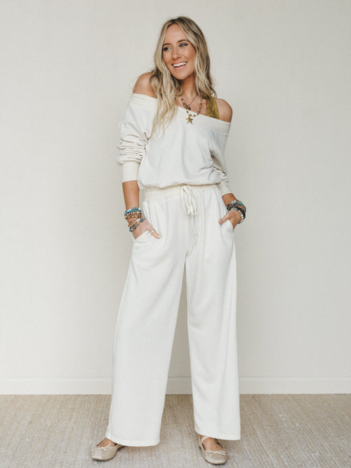Relaxed Era Jumpsuit - Ecru