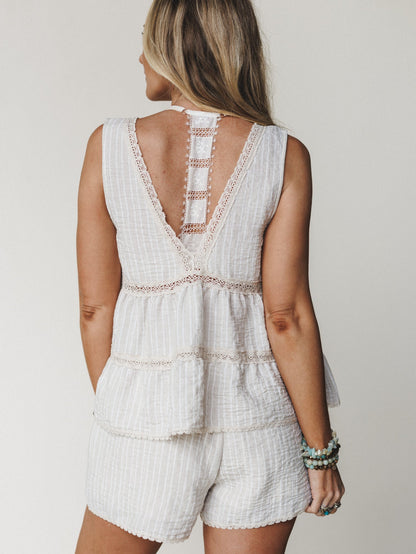 Calm Waves Shorts - Natural