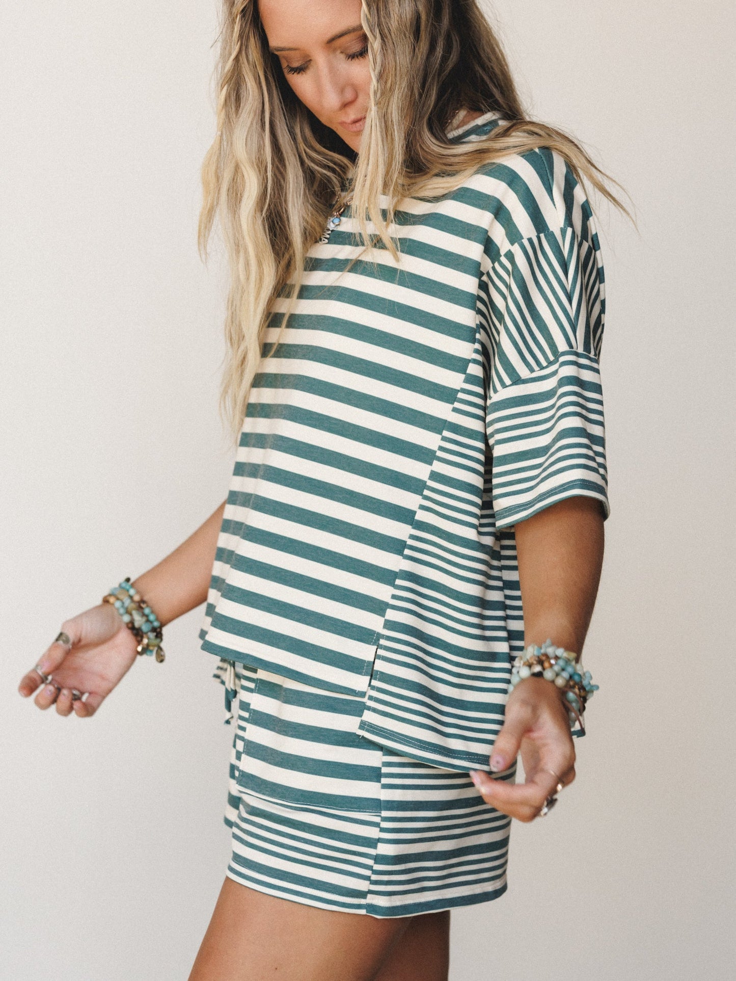 The Nest Play Date Short Set - Green
