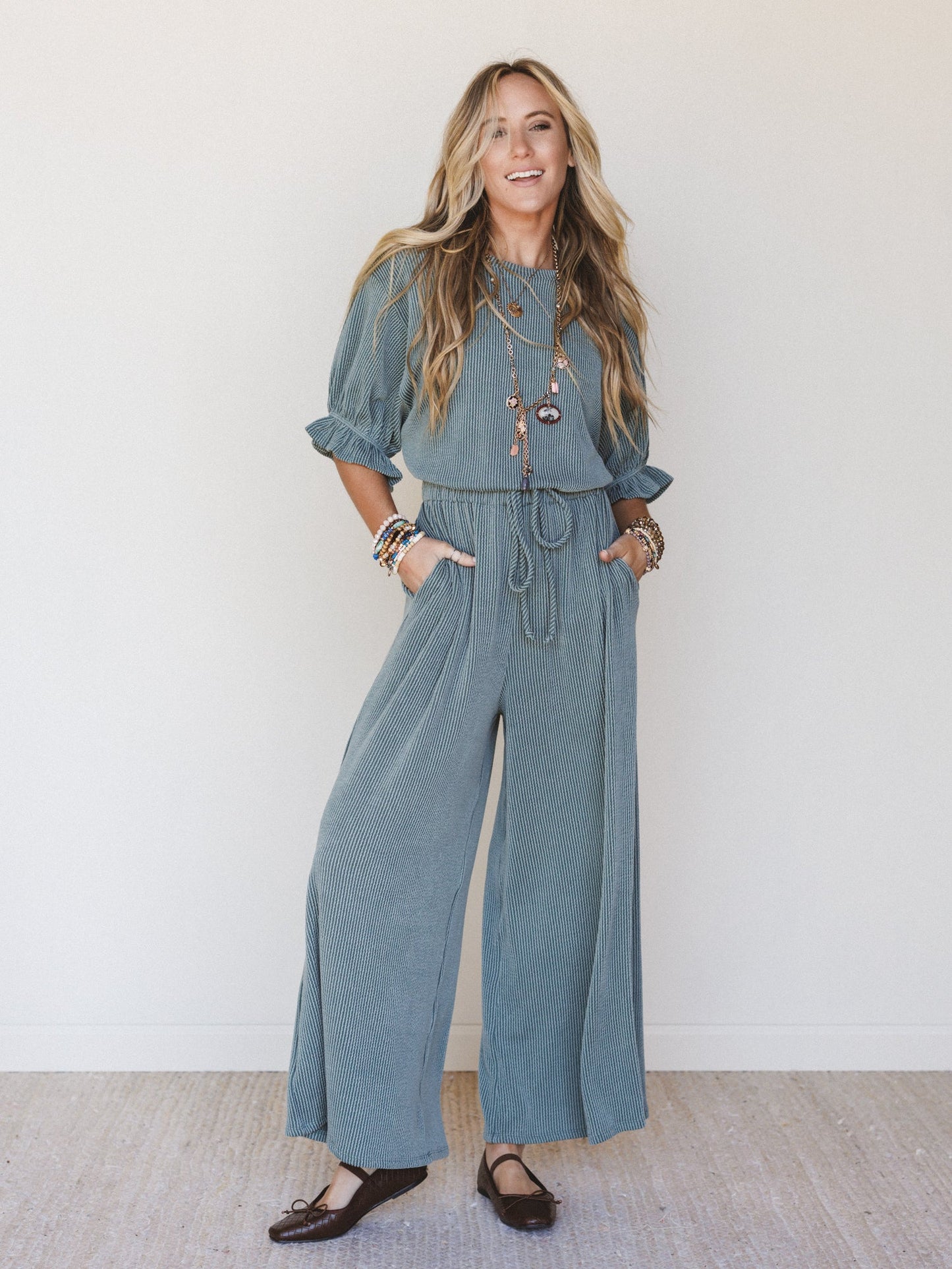 The Nest Open Sky Jumpsuit - Moss