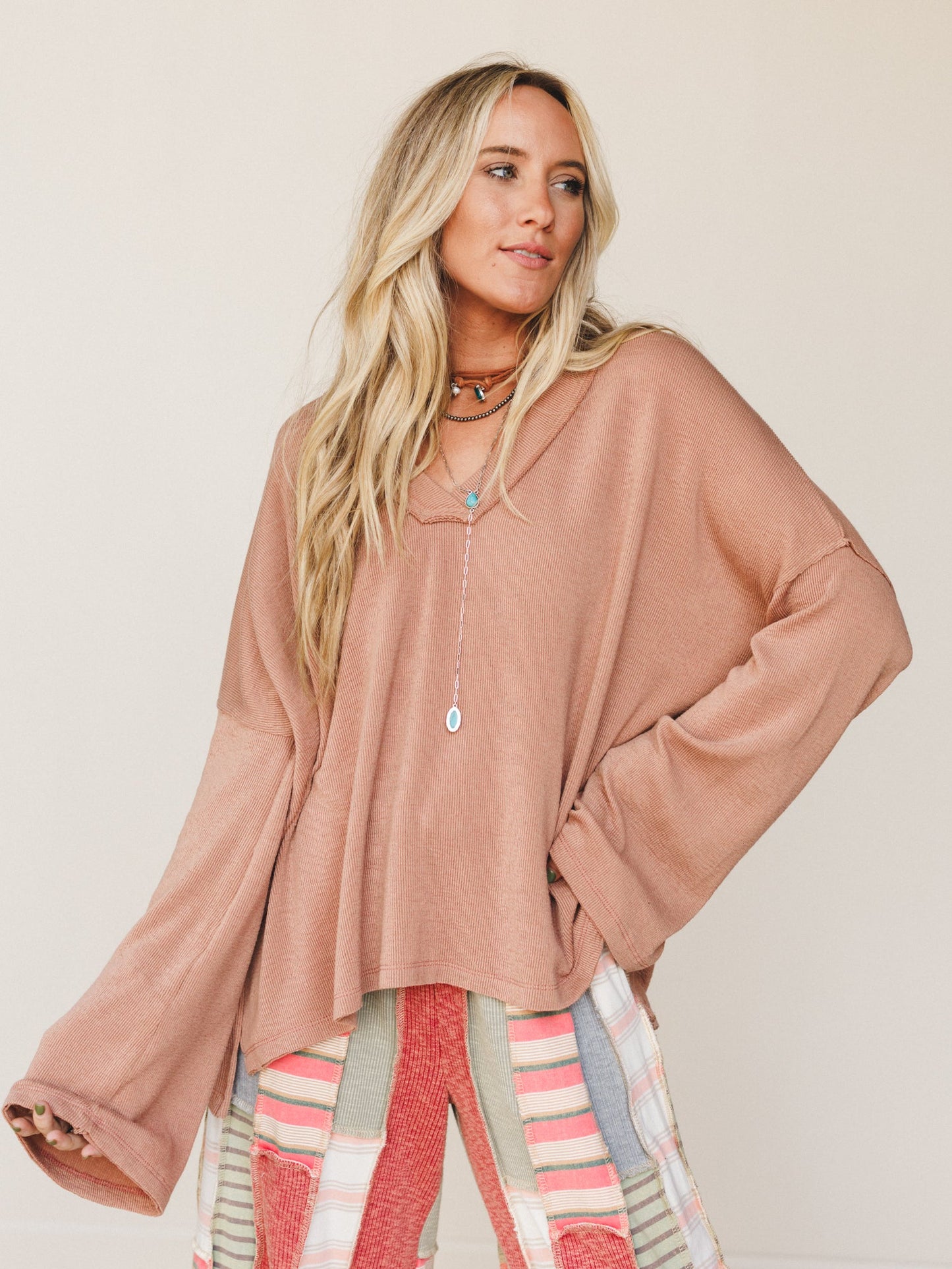 The Nest On The Go Long Sleeve Tee - Peanut