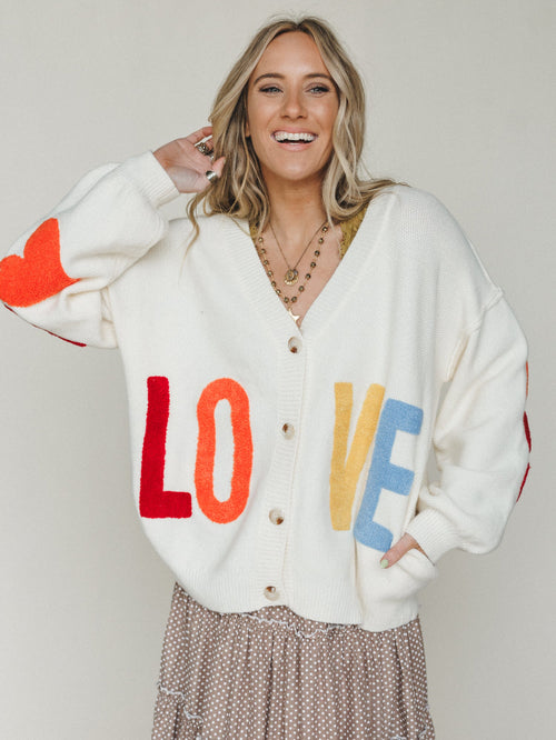 Love Catcher Cardigan - Ivory