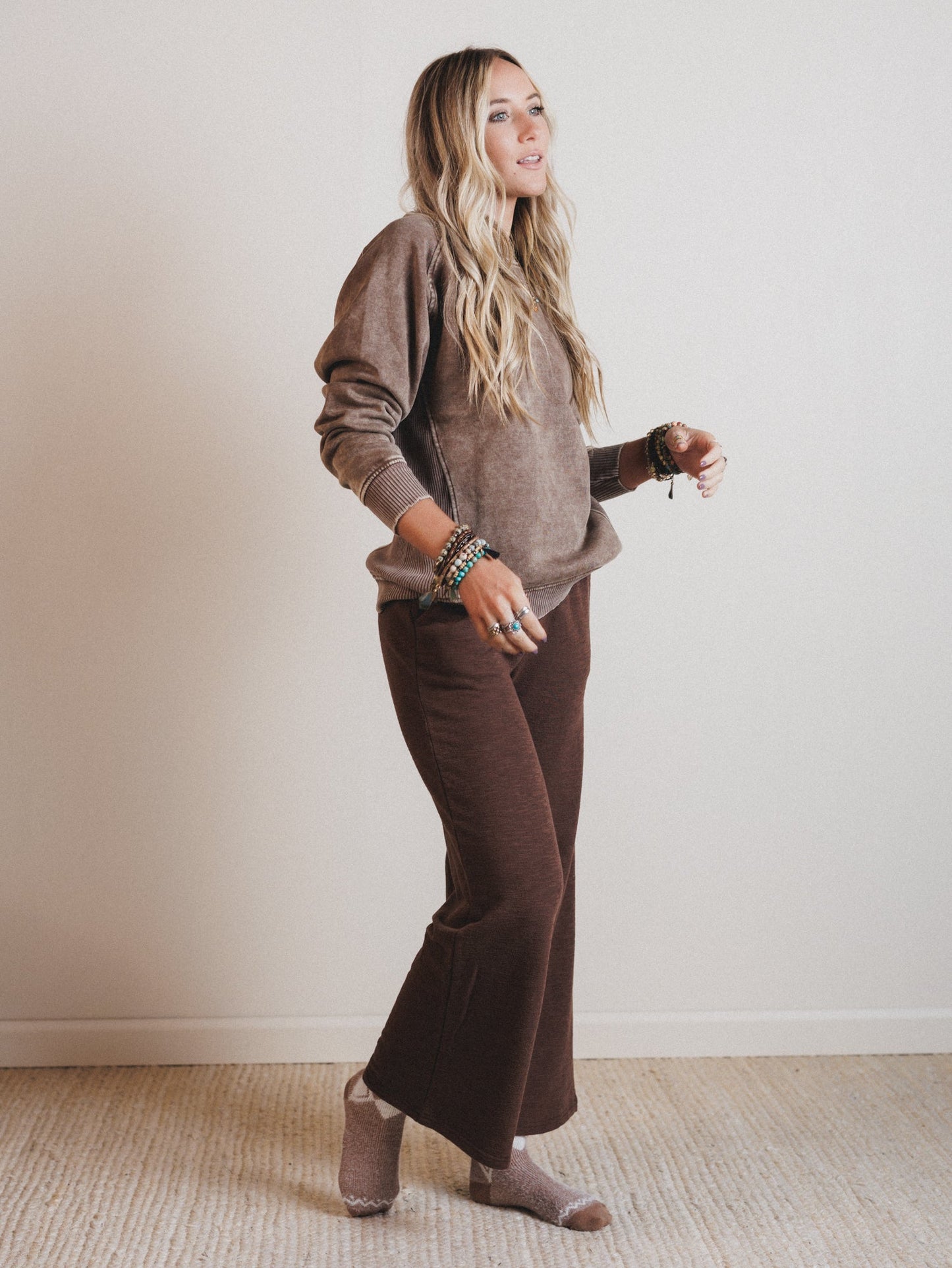 Sky Valley Lounge Pants - Brown