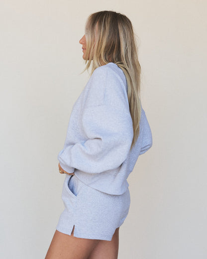 By The Fire Sweat Set - Heather Gray