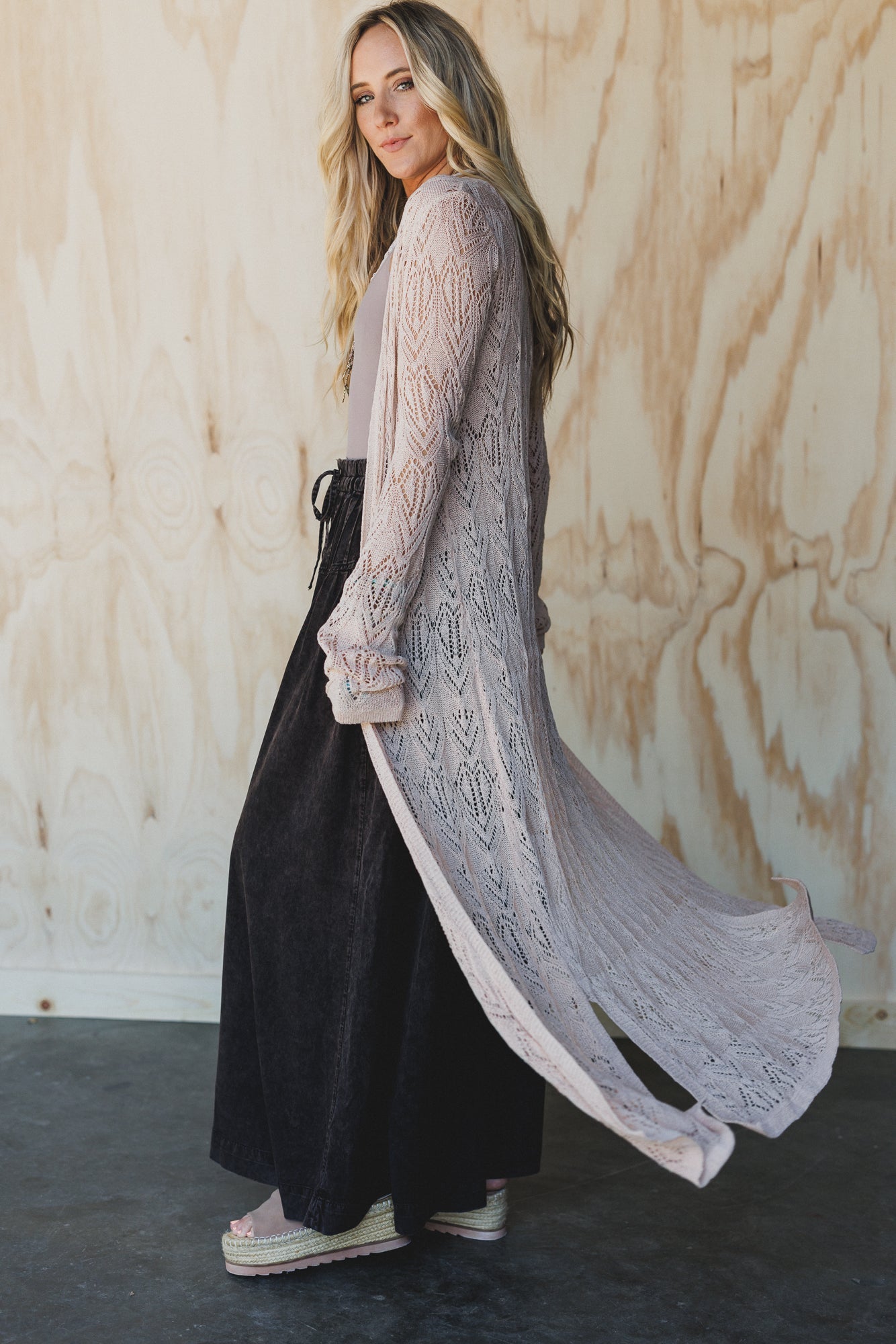 Solstice Stroll Duster - Natural