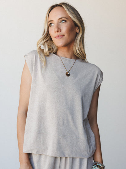 The Nest Lila Pant Set - Taupe
