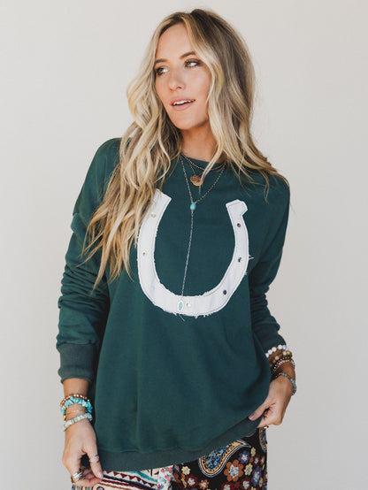 Lucky Lady Sweatshirt - Rainforest