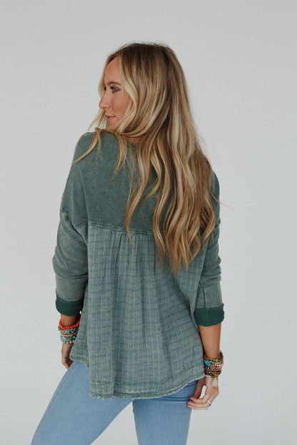 Call It A Day Thermal Top - Green