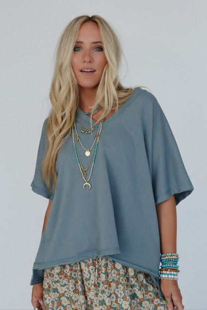 The Nest Payton Top - Blue