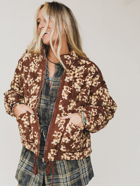 Fever Bloom Jacket - Brown