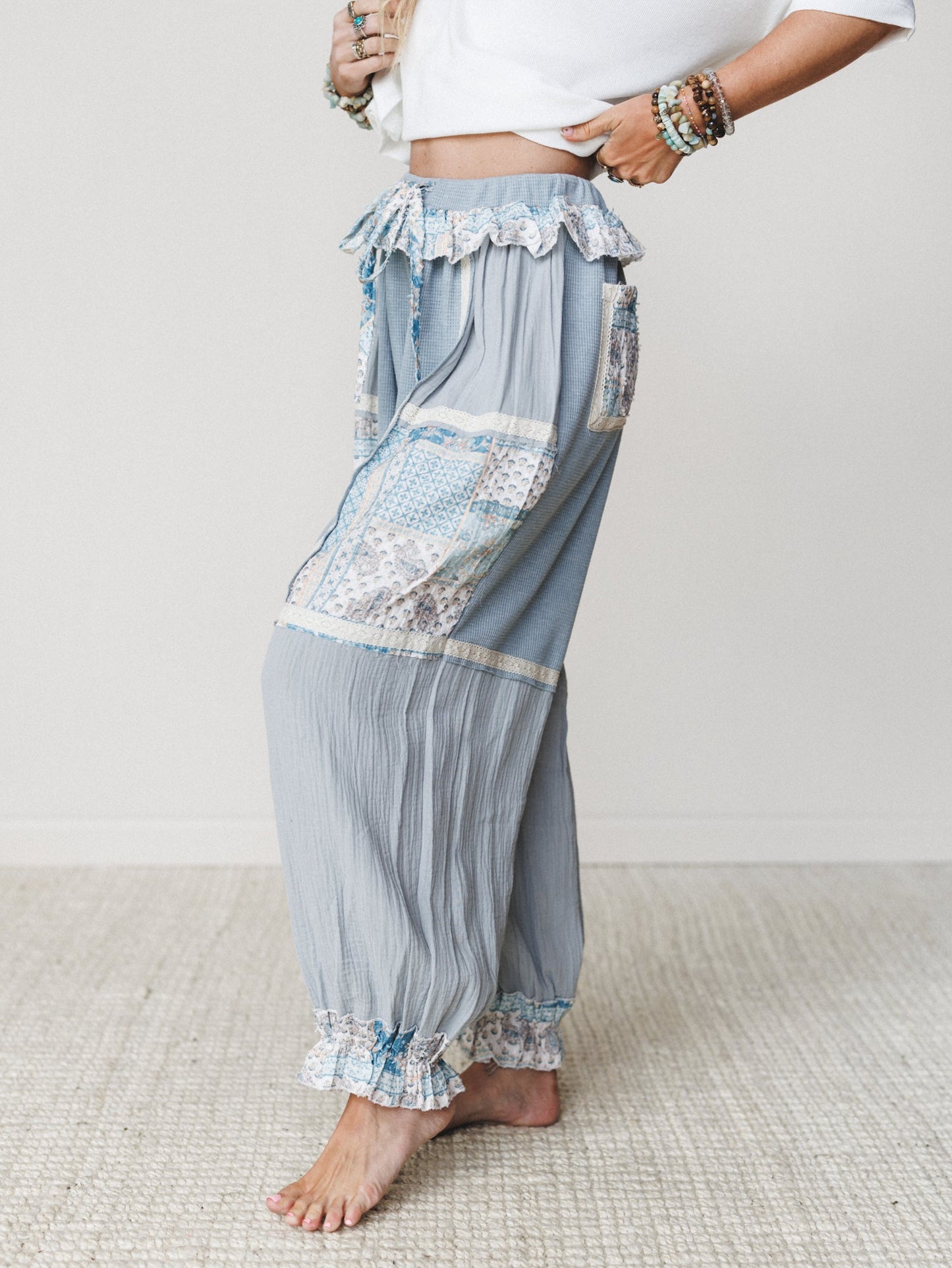 Dream Escape Pants - Ash Blue