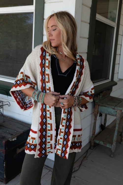 Ava Knit Cardigan - Ivory