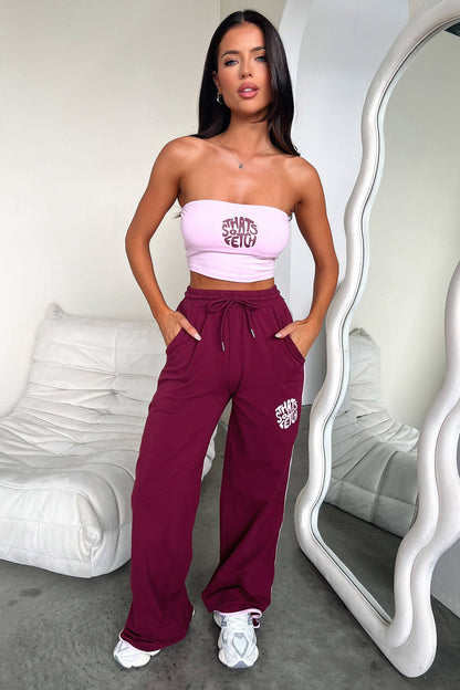 Beckham Bandeau Top - Pink