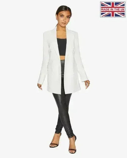 Summer Longline Blazer - Versatile UK-Made Jacket | Femstylo