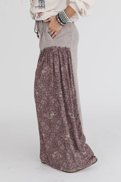 The Nest Cozy Haven Pants - Brown Grey