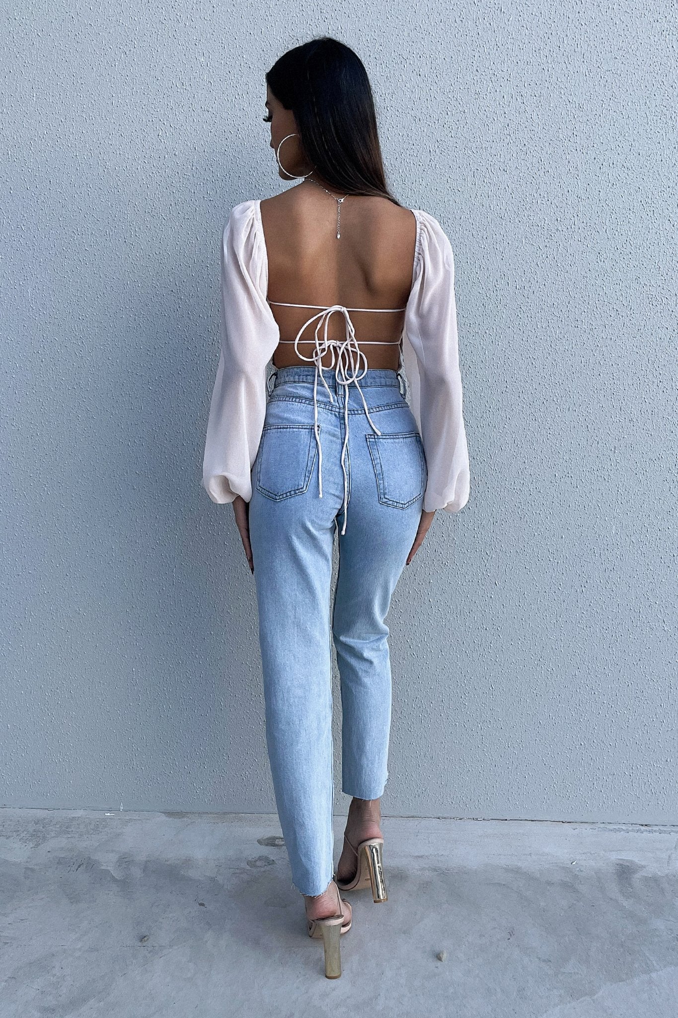 Christina Bodysuit - Light Peach