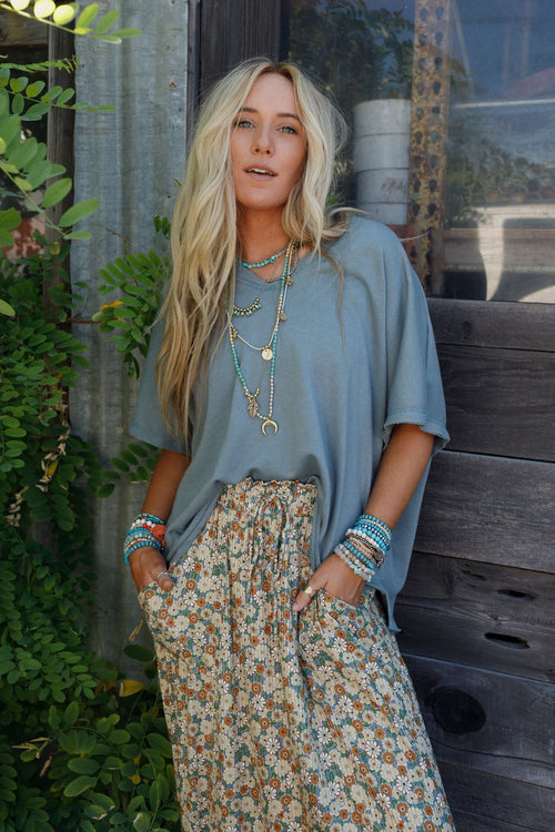 The Nest Payton Top - Blue