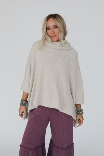 The Nest Hartlie Sweater Top - Seashell