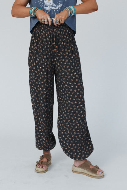 The Nest Emberlyn Wide Leg Cinched Pants - Iron